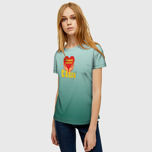 Женская футболка Большой салам / 3D-принт – фото 3