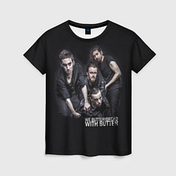 Футболка женская We Butter the Bread With Butter band, цвет: 3D-принт