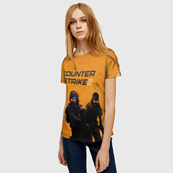 Футболка женская Counter Strike 2, цвет: 3D-принт — фото 2