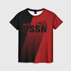 Футболка женская USSR team, цвет: 3D-принт