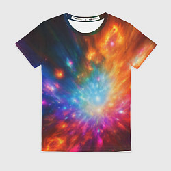 Футболка женская Космическая многомерность, цвет: 3D-принт