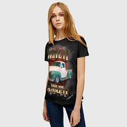 Футболка женская Пикап Chevrolet Thriftmaster, цвет: 3D-принт — фото 2