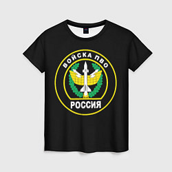 Футболка женская ПВО России, цвет: 3D-принт