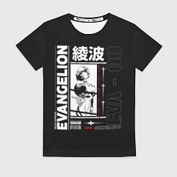 Футболка женская Евангелион Рей Аянами 00, цвет: 3D-принт