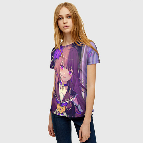 Женская футболка Хонкай Стар Рейл: Герта / 3D-принт – фото 3