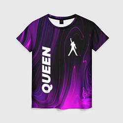 Футболка женская Queen violet plasma, цвет: 3D-принт