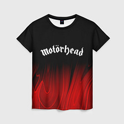 Футболка женская Motorhead red plasma, цвет: 3D-принт