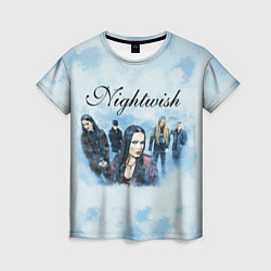 Футболка женская Nightwish band, цвет: 3D-принт