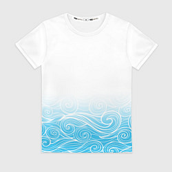 Футболка женская Гинтама текстура, цвет: 3D-принт