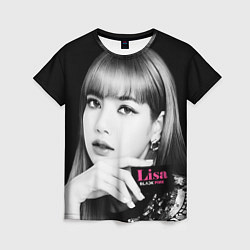 Футболка женская Blackpink Lisa Business card, цвет: 3D-принт