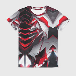 Футболка женская Кибернетические рёбра, цвет: 3D-принт