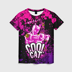 Футболка женская Jo Jo - Королева убийца cool cat, цвет: 3D-принт