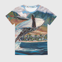 Футболка женская Лахайна - Балет Кита, цвет: 3D-принт