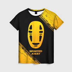 Футболка женская Spirited Away - gold gradient, цвет: 3D-принт