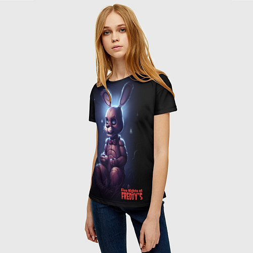 Женская футболка Бонни Фнаф / 3D-принт – фото 3