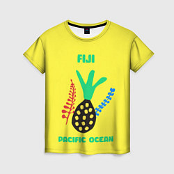Футболка женская Фиджи - Тихий океан, цвет: 3D-принт