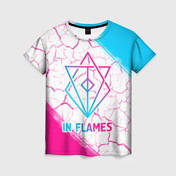 Футболка женская In Flames neon gradient style, цвет: 3D-принт