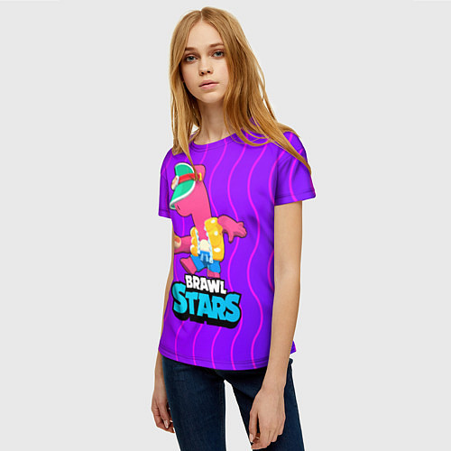 Женская футболка Doug Brawl Stars / 3D-принт – фото 3