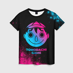 Футболка женская Tomodachi Game - neon gradient, цвет: 3D-принт