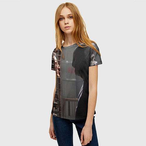 Женская футболка Аркин и Коллекционер / 3D-принт – фото 3