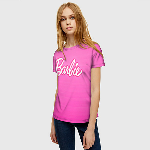 Женская футболка Барби - Фильм / 3D-принт – фото 3