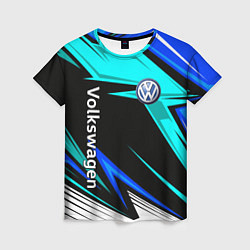 Футболка женская Фольцваген - sport uniform, цвет: 3D-принт
