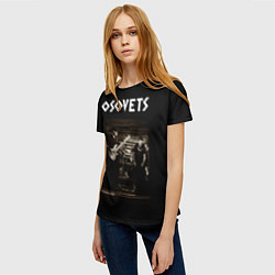Футболка женская Osovets metal band, цвет: 3D-принт — фото 2