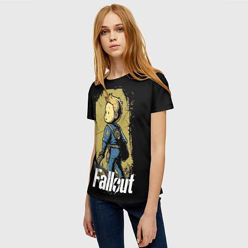 Женская футболка Fallout boy / 3D-принт – фото 3