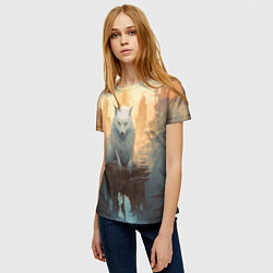 Футболка женская Великий волк Сиф, цвет: 3D-принт — фото 2