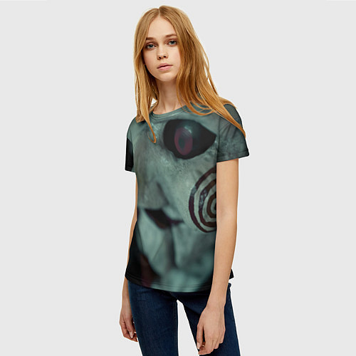 Женская футболка Пила Билли / 3D-принт – фото 3