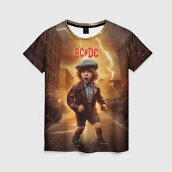 Футболка женская ACDC boy, цвет: 3D-принт