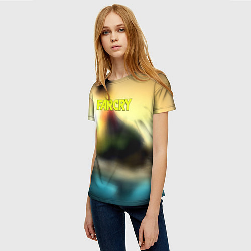 Женская футболка Farcry tropicano / 3D-принт – фото 3