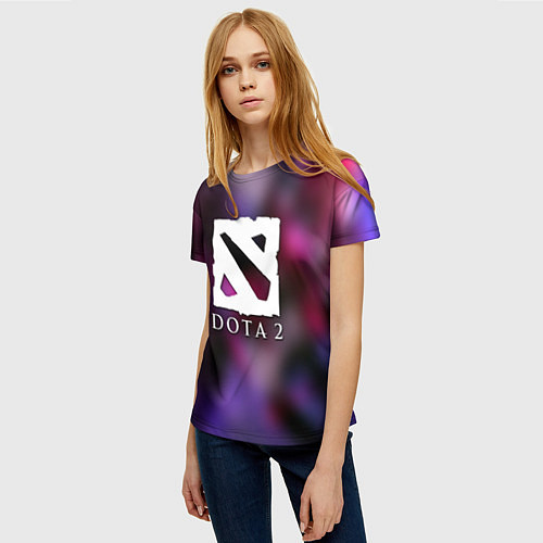 Женская футболка Dota 2 valve / 3D-принт – фото 3