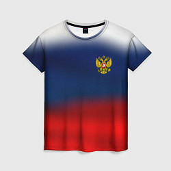 Футболка женская Символика России герб, цвет: 3D-принт