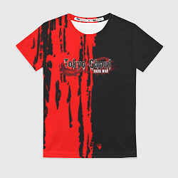 Футболка женская Токийский гуль краски, цвет: 3D-принт