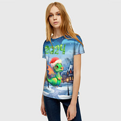 Футболка женская Милый дракончик 2024, цвет: 3D-принт — фото 2