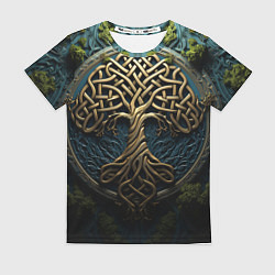 Футболка женская Кельты: древо жизни, цвет: 3D-принт
