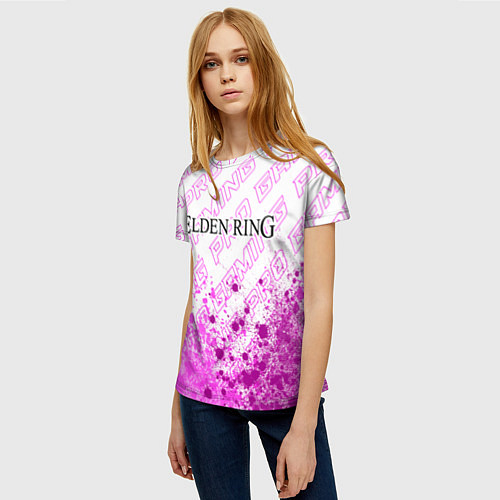 Женская футболка Elden Ring pro gaming посередине / 3D-принт – фото 3