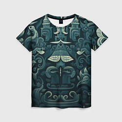 Женская футболка Абстрактный узор в славянском стиле