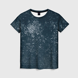 Женская футболка Абстракция - gray blue