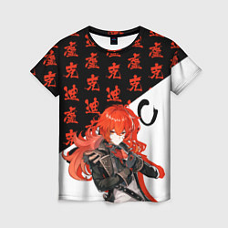 Футболка женская Дилюк - Геншин Импакт, цвет: 3D-принт