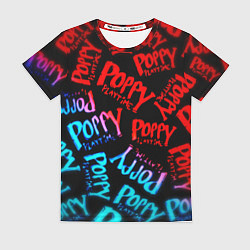 Женская футболка Хагги ваги неон градиент