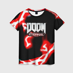Футболка женская Doom eternal storm, цвет: 3D-принт