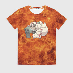 Футболка женская Взрывоопасная Фапута, цвет: 3D-принт