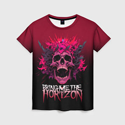 Футболка женская Bring Me the Horizon - rock band, цвет: 3D-принт