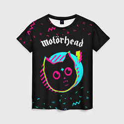 Футболка женская Motorhead - rock star cat, цвет: 3D-принт