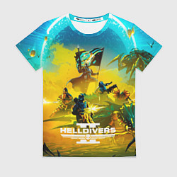 Футболка женская Helldivers 2: Battle, цвет: 3D-принт