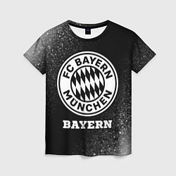 Футболка женская Bayern sport на темном фоне, цвет: 3D-принт