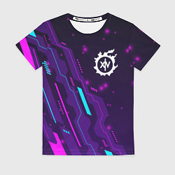 Футболка женская Final Fantasy neon gaming, цвет: 3D-принт