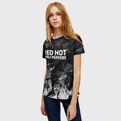 Футболка женская Red Hot Chili Peppers black graphite, цвет: 3D-принт — фото 2